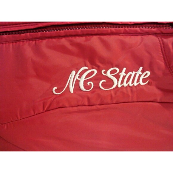 Adidas NC State Wolfpack Red Womens Puffer Vest Full Zip Embroidered Size S - Picture 3 of 7